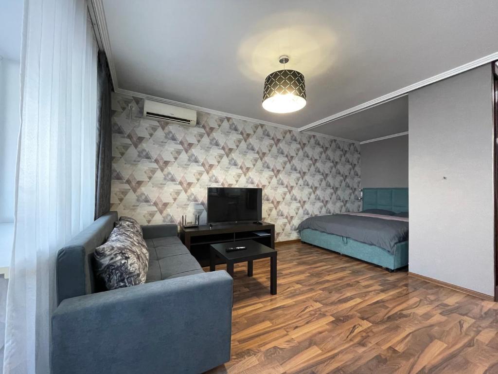 Posezení v ubytování Apartment (1 комн) на Площади Республики