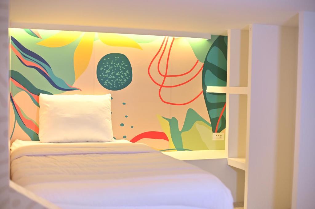 Postel nebo postele na pokoji v ubytování Hotel Nomadic Design