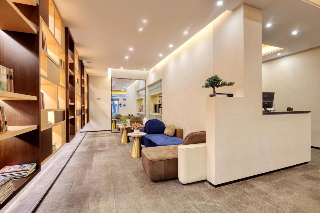 象山璞云酒店(桂林两江四湖东西巷店)的休息区