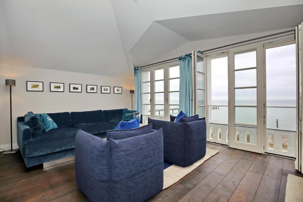 O zonă de relaxare la Villa Greif Wohnung 05
