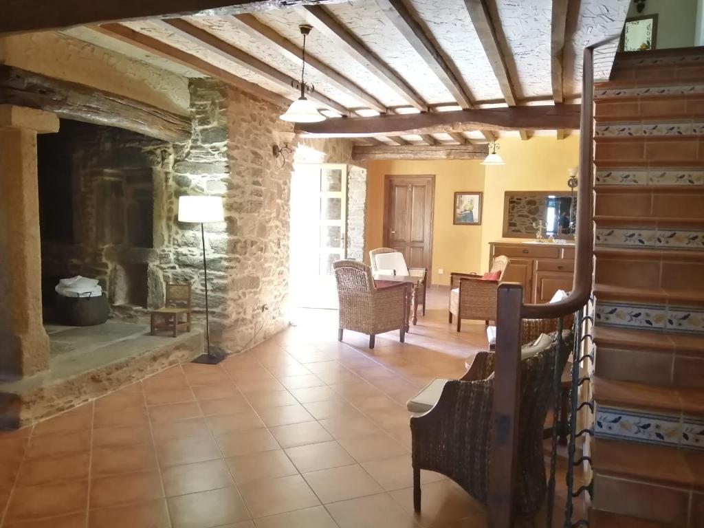 Posezení v ubytování Casa rural osvilares