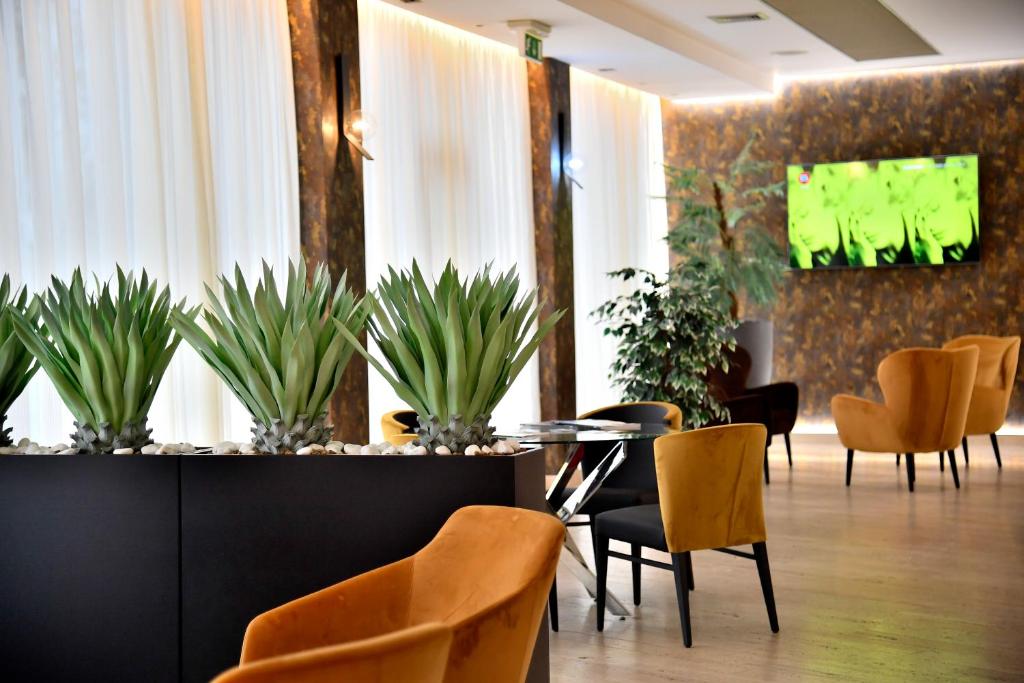 Posezení v ubytování Palace Inn Rome Fiano