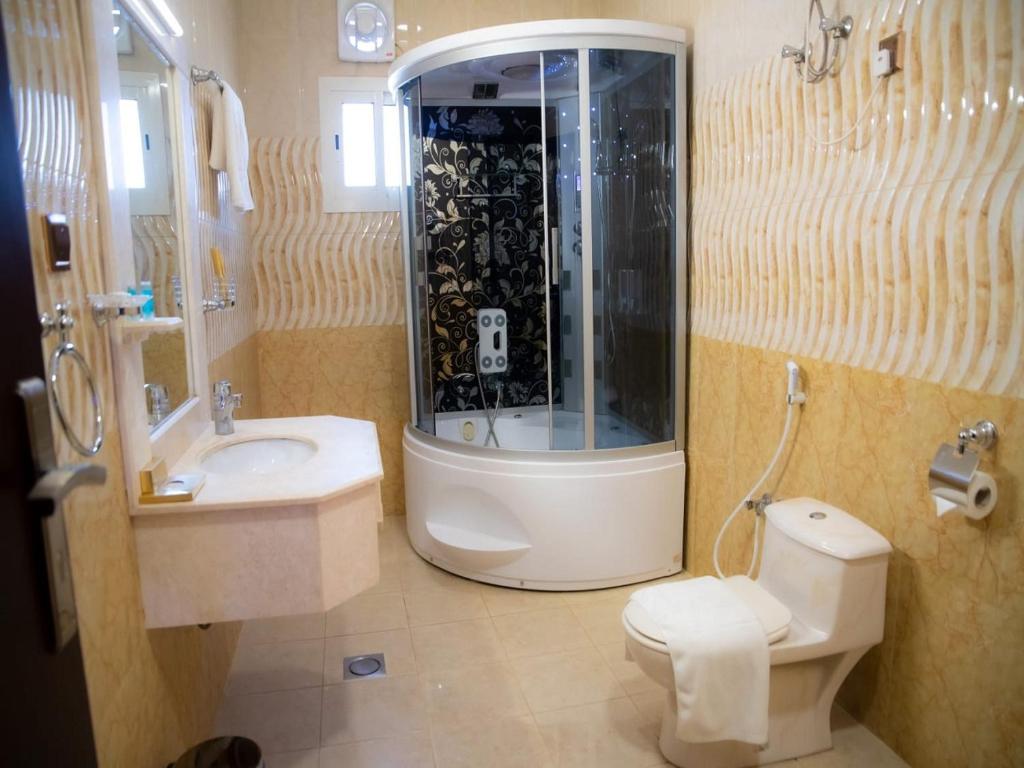 Koupelna v ubytování فندق السلطان ان Alsultan Inn Hotel