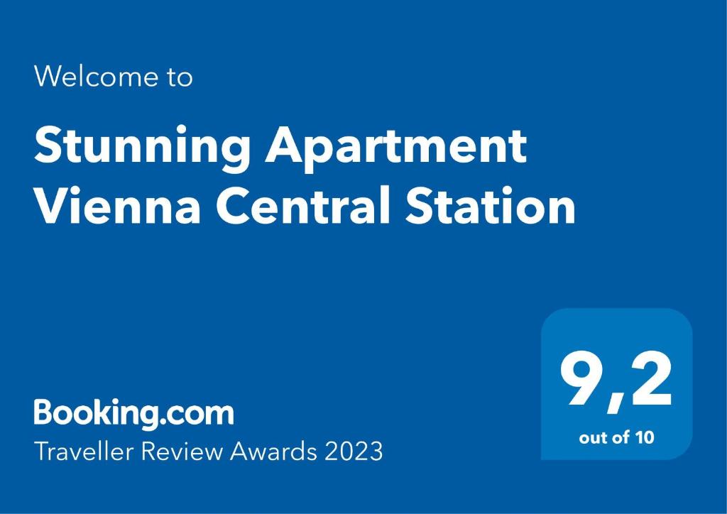 Certyfikat, podpis lub inny dokument wystawiony w obiekcie Stunning Apartment Vienna Central Station