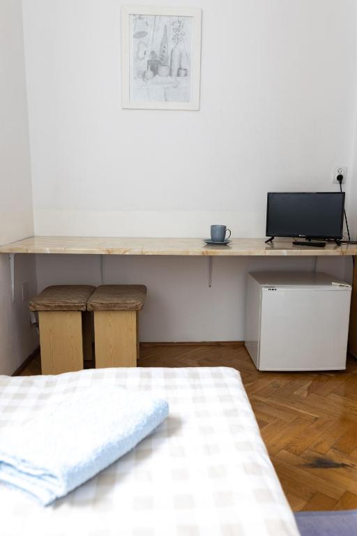 Televízia a/alebo spoločenská miestnosť v ubytovaní Willa Oliwia