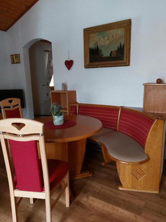Posezení v ubytování Ferienwohnung Lenz