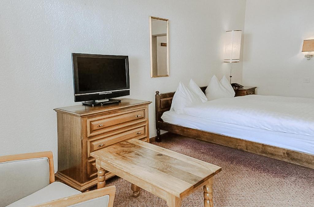 Postel nebo postele na pokoji v ubytování Hotel Regina Terme