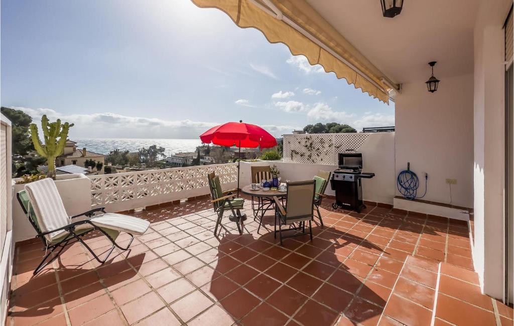 Balkón alebo terasa v ubytovaní Stunning Apartment In Benalmádena