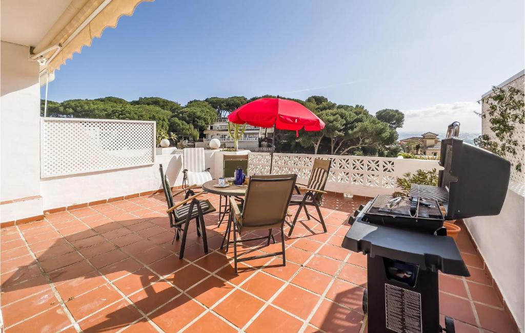 Balkón alebo terasa v ubytovaní Stunning Apartment In Benalmádena