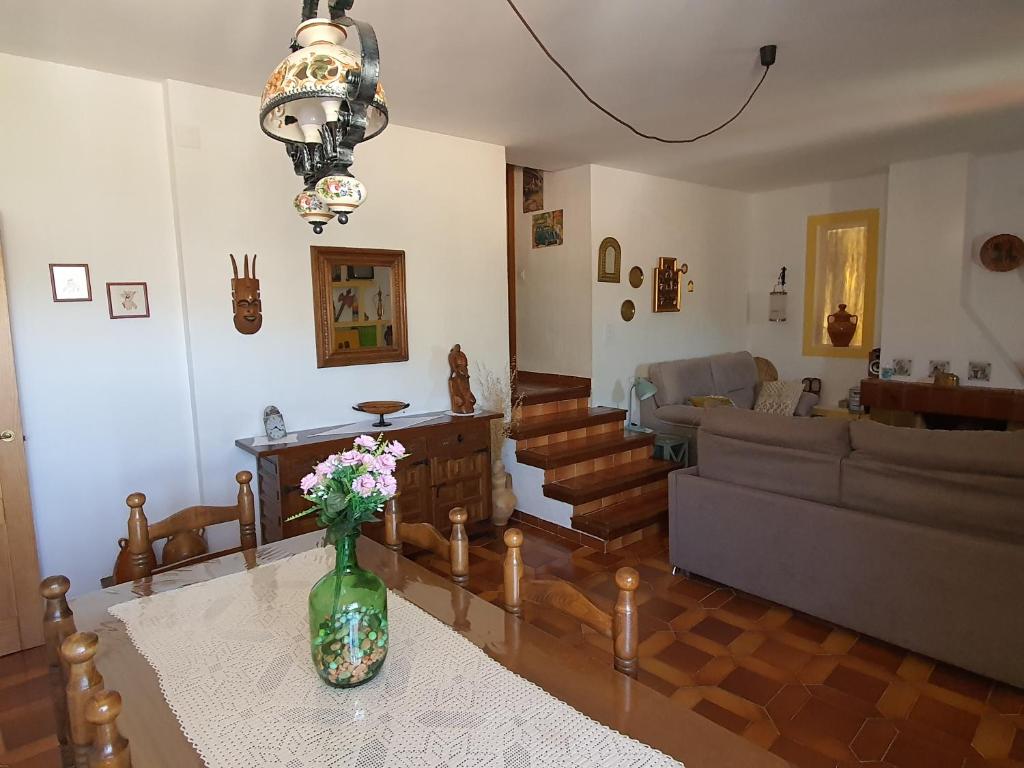Posezení v ubytování Casa San Nicolas