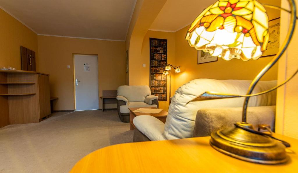 Posezení v ubytování Hotel Jogar