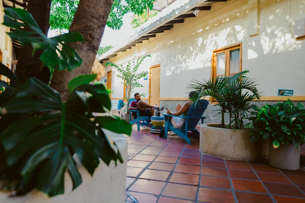 Posezení v ubytování Viajero Cartagena - Centro Hostel