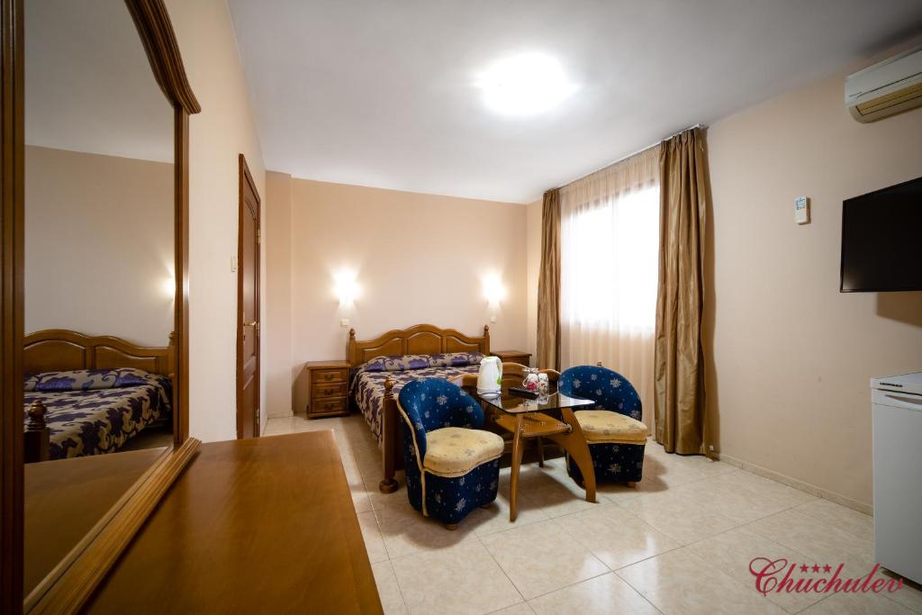 TV a/nebo společenská místnost v ubytování Hotel Chuchulev