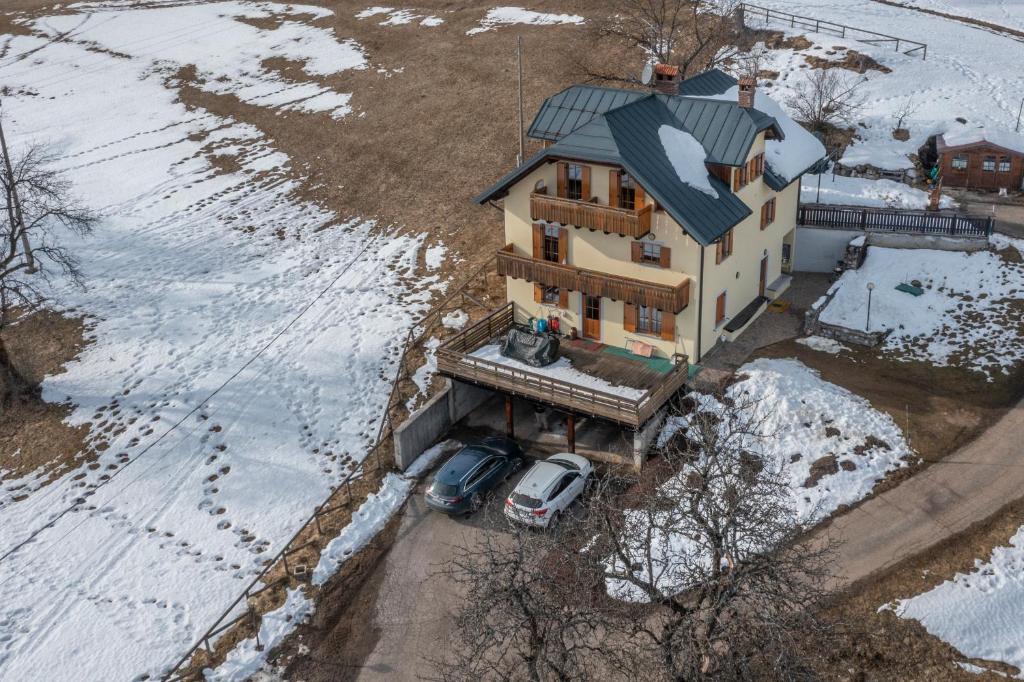 Casa il Tiglio during the winter