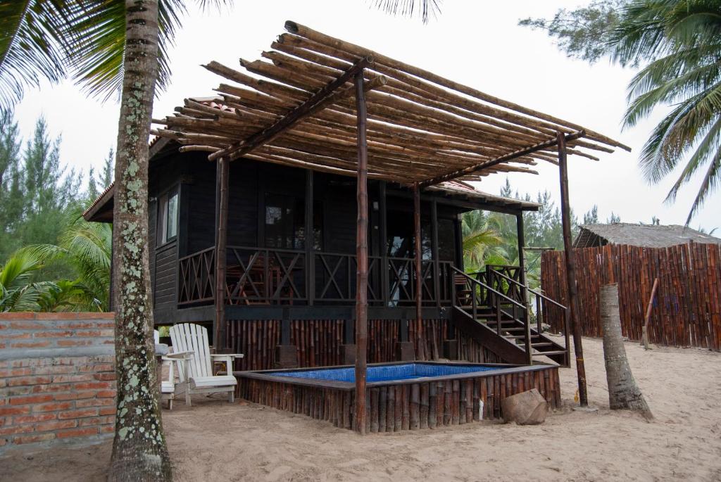 Aldea Suncunu playa y alberca privada en Tuxpan - Casa De Una Habitación