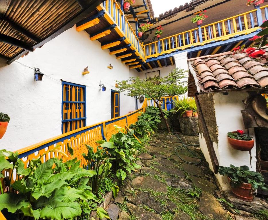 Zahrada ubytování Hotel Museo la Posada del Molino