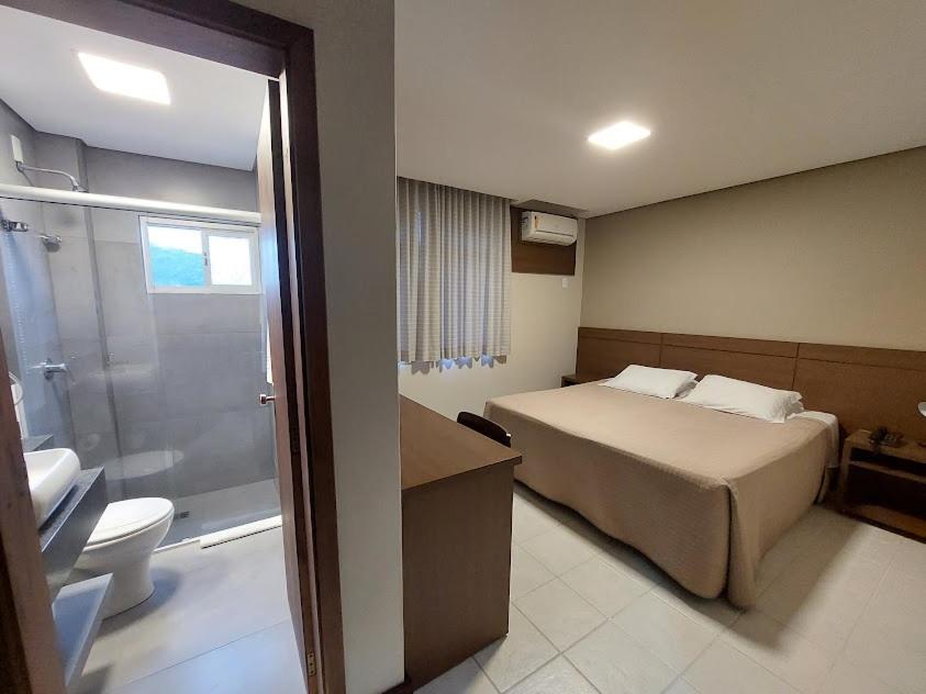 Koupelna v ubytování Príncipe Hotel