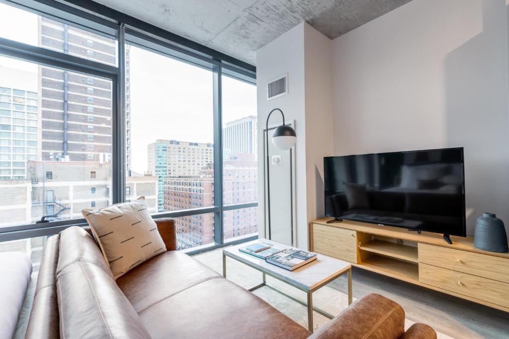 Apartment Lakeview Studio w WD Gym nr Lincoln Park CHI202, Chicago, USA