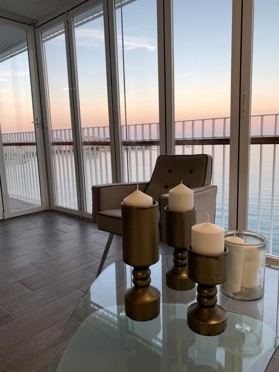 A seating area at Excellent view Julia