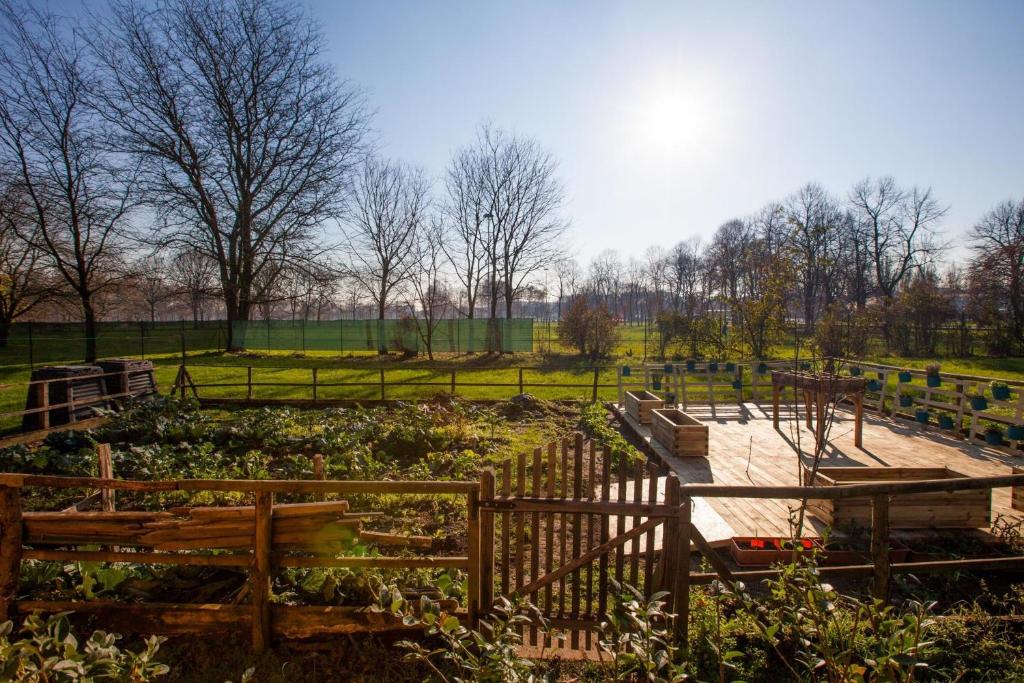 Zahrada ubytování Cascina Bellaria
