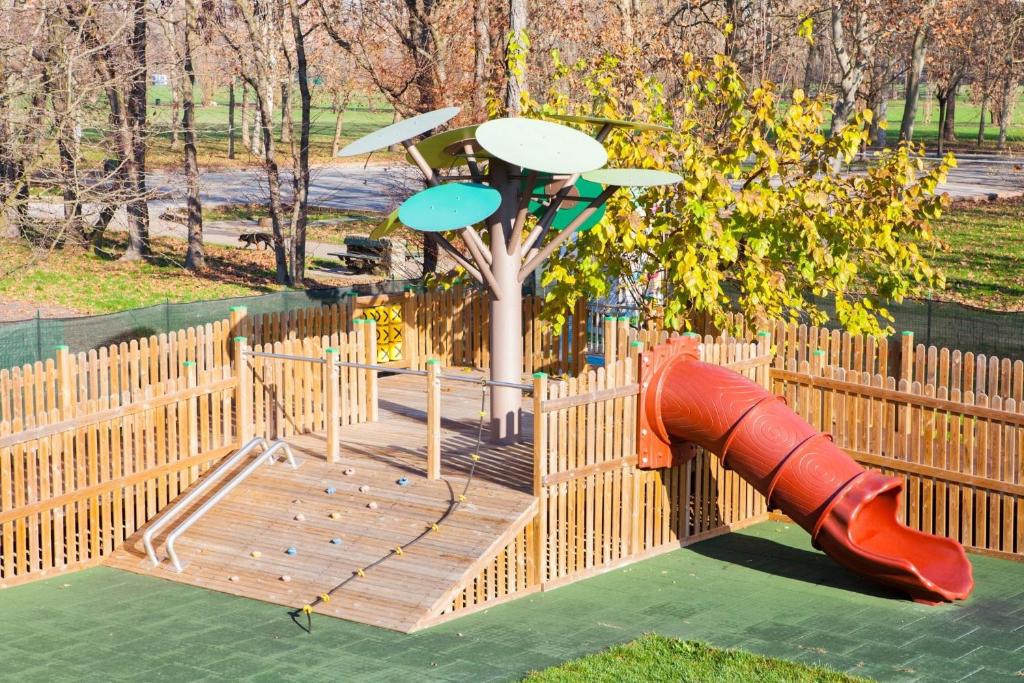 Herní místnost nebo prostor pro děti v ubytování Cascina Bellaria