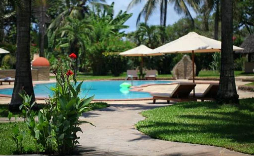 Bazén v ubytování Sunset Villa Boutique Resort nebo v jeho okolí