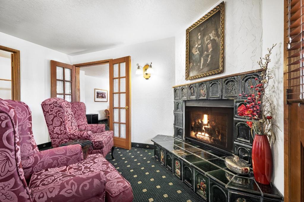Posezení v ubytování Hotel Pension Anna