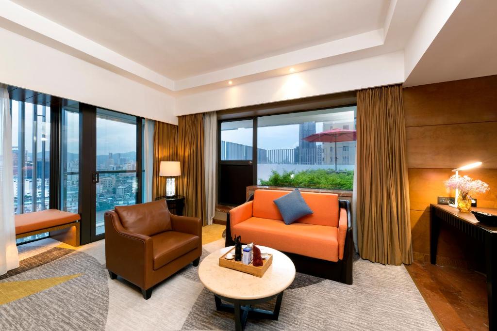 Posezení v ubytování Hampton by Hilton Zhuhai Gongbei Port