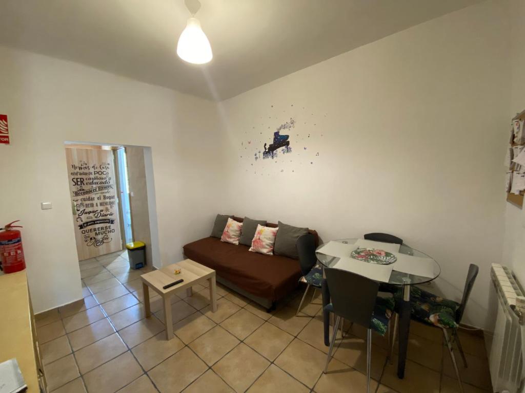 A seating area at Casa Duna