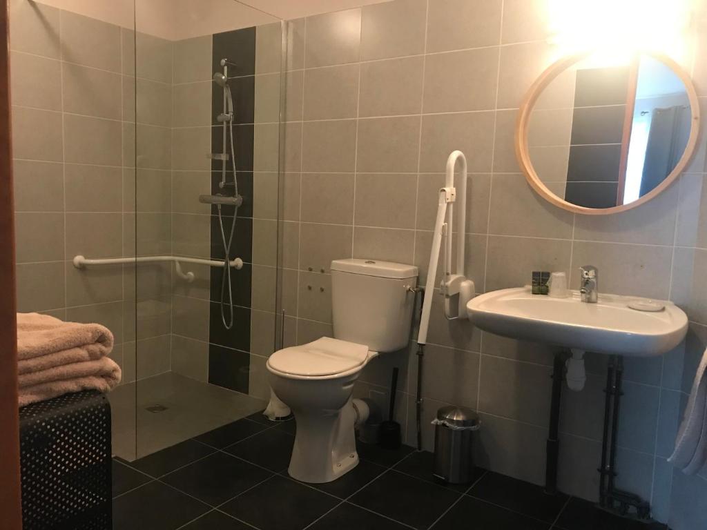 Koupelna v ubytování L'Estampille