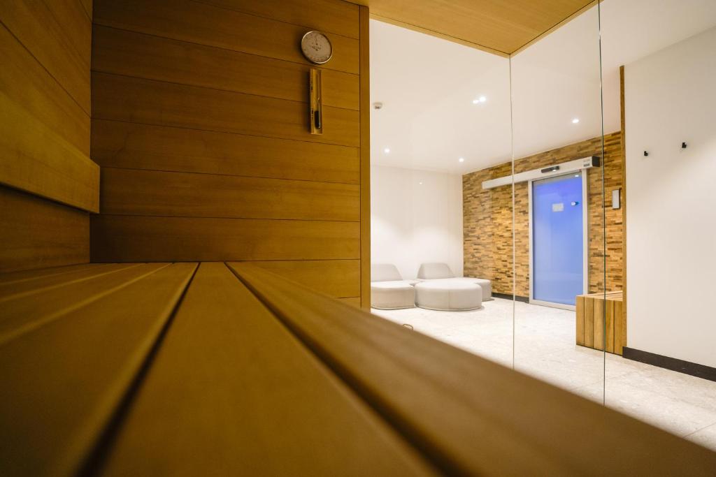 Koupelna v ubytování Hotel Europe