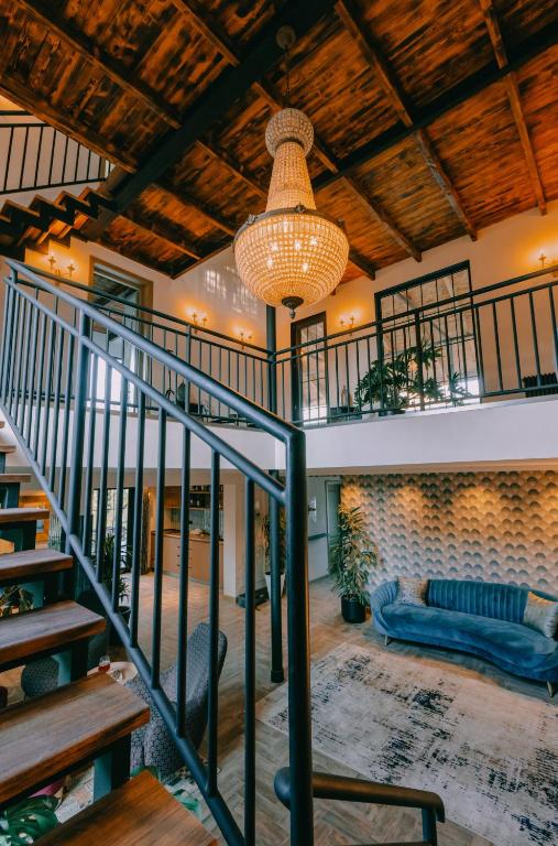 Postel nebo postele na pokoji v ubytování CROFT Villa