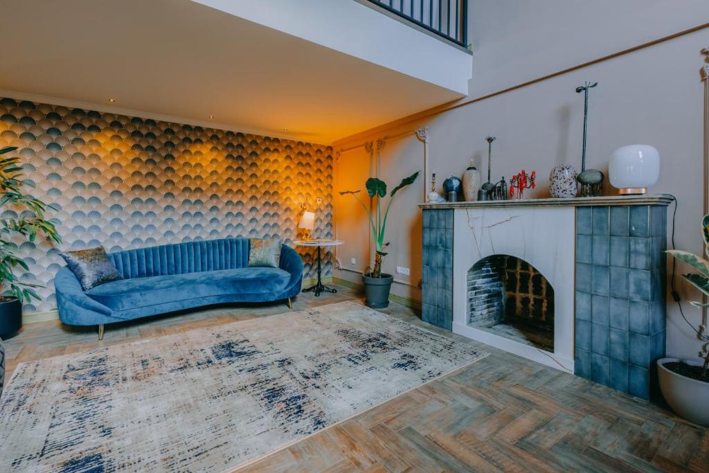 Posezení v ubytování CROFT Villa