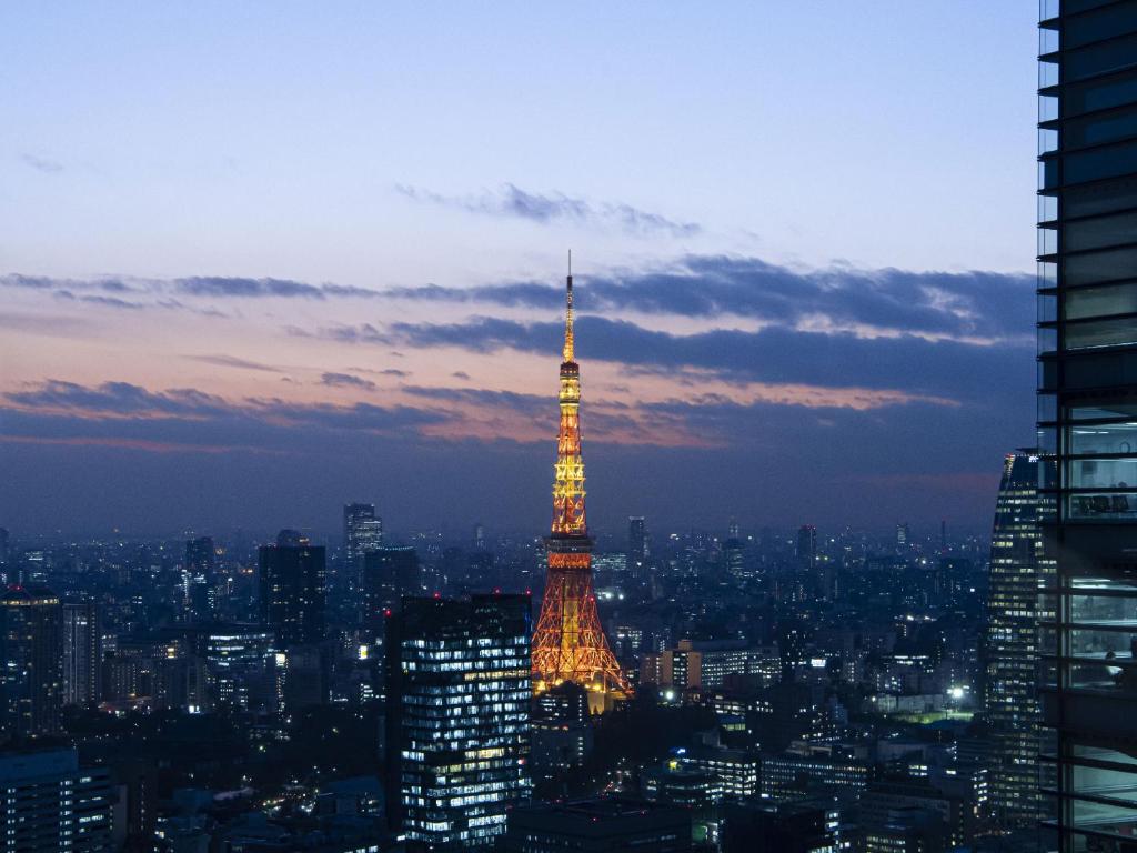 ホテルから撮影された、または一般的な東京の景色