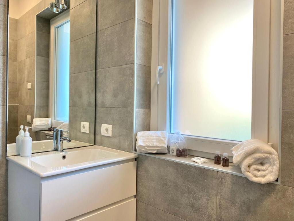 Koupelna v ubytování APARTMENT RIVA Lenno