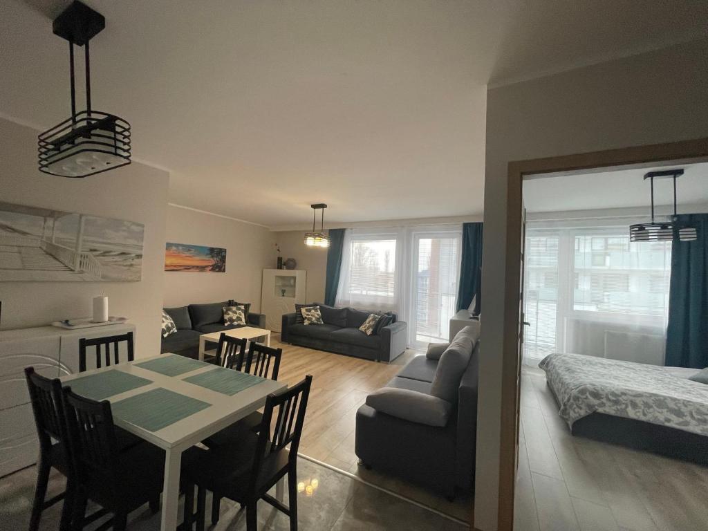 Posedenie v ubytovaní Bliżej Morza Luxury Apartments