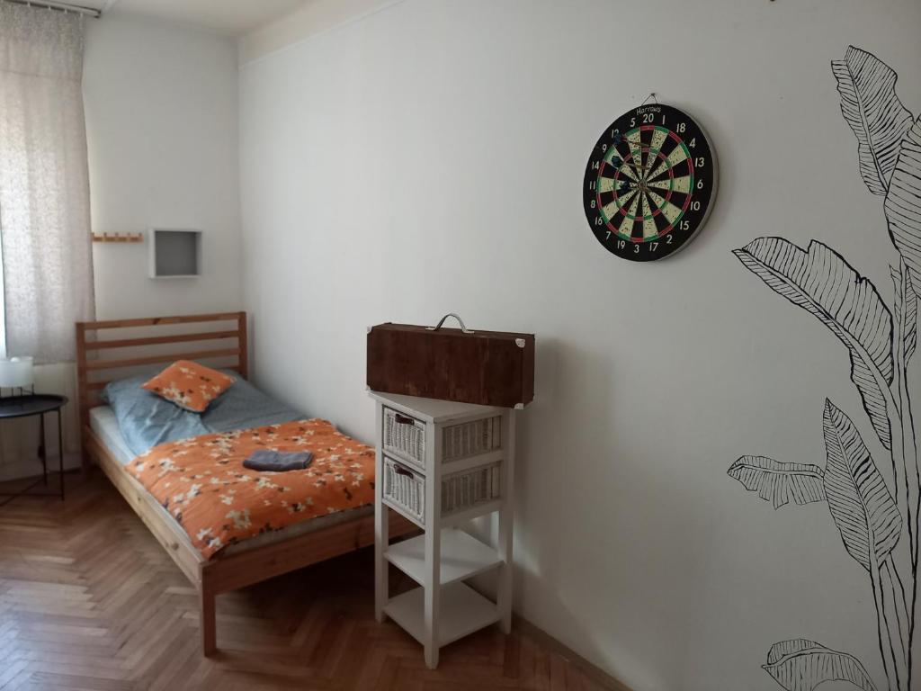 Posteľ alebo postele v izbe v ubytovaní Elefántos Apartman