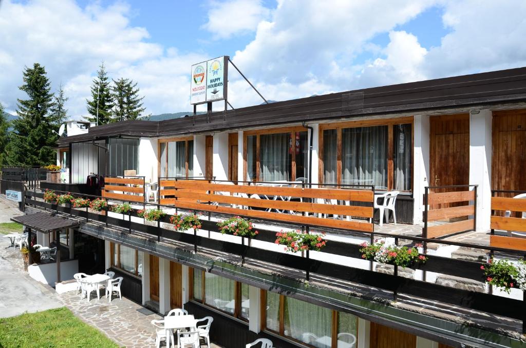 Budova, kde se aparthotel nachází
