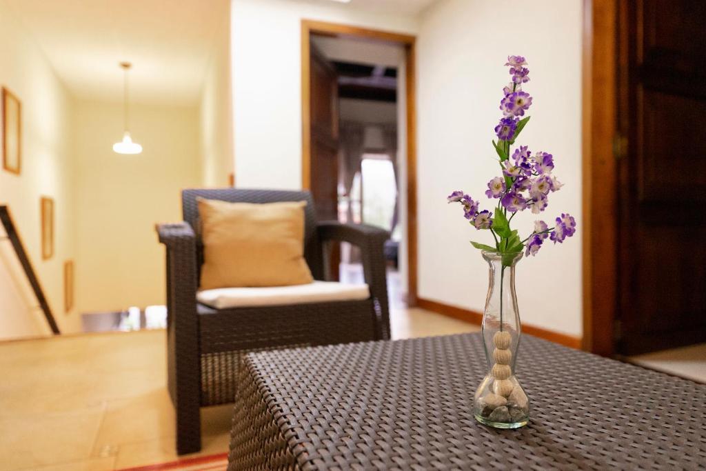 Posezení v ubytování Ámbar Hostel San Gil