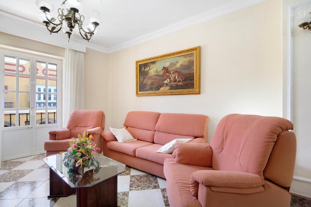 A seating area at Casa Macarena