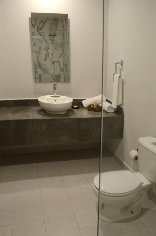 Koupelna v ubytování Hotel Casa 20