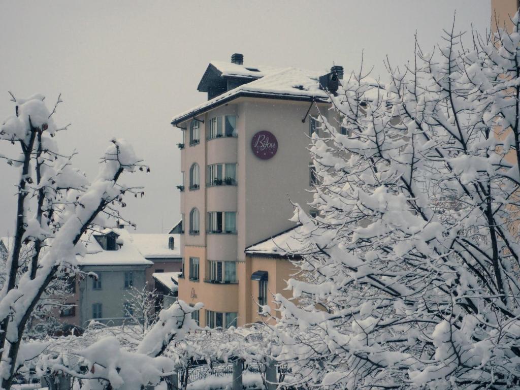 Bijou Hotel v zimě