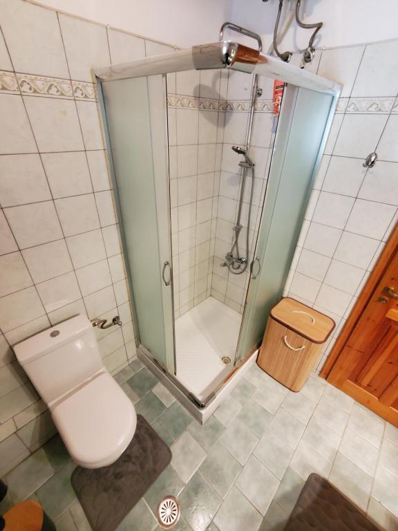 Koupelna v ubytování Villa Stefania