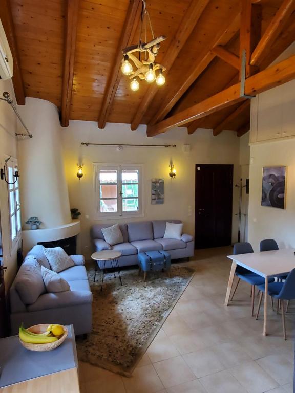 Posezení v ubytování Villa Stefania
