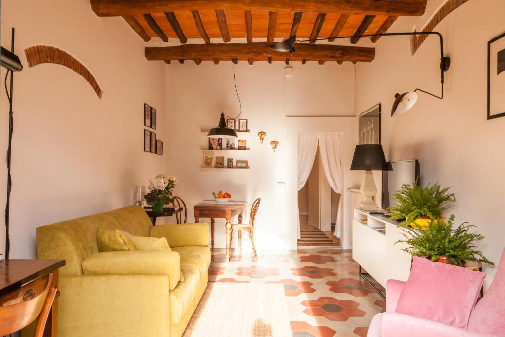 Posezení v ubytování Quadrifoglio Casa Toscana