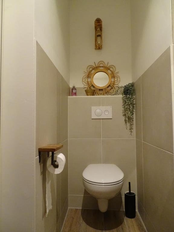 Koupelna v ubytování B&B Het Molensteegje