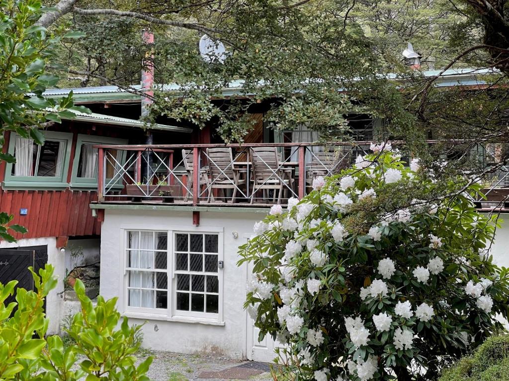 Zahrada ubytování Holiday Chalet in Arthurs Pass