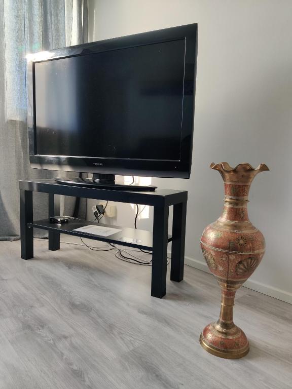 TV a/nebo společenská místnost v ubytování Sweet family apartments Hamina