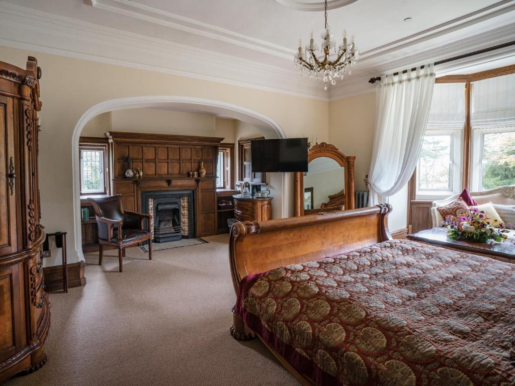 Postel nebo postele na pokoji v ubytování Berwick Lodge