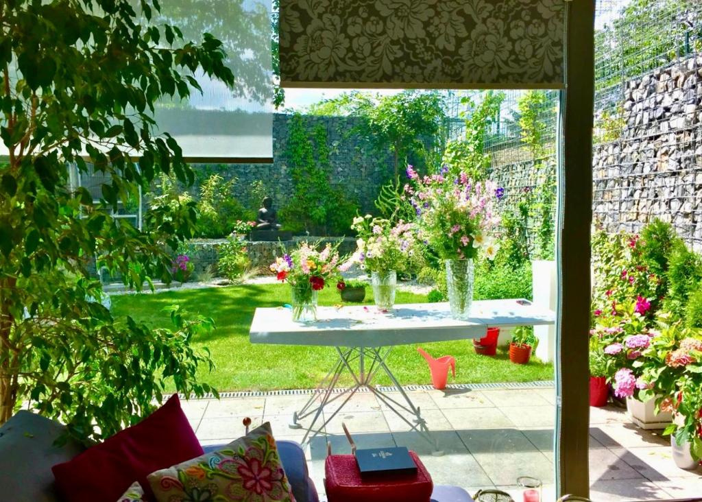 Zahrada ubytování Romantic stay overlooking Prague